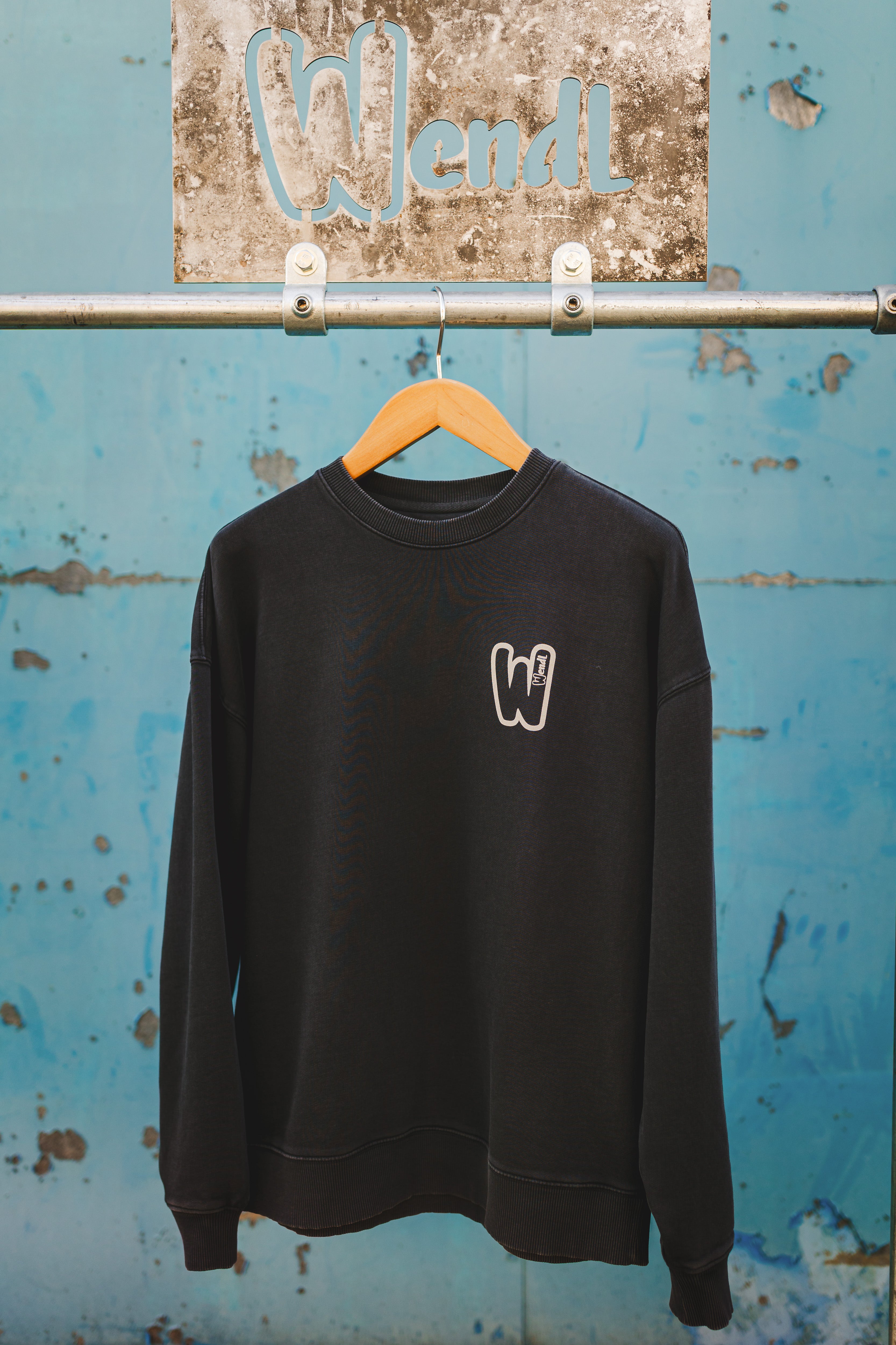 Washed Black Sweater