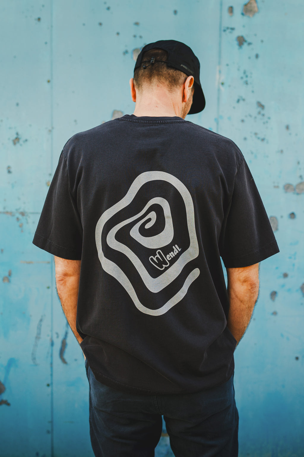 Washed Black Inspiral Tee